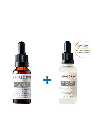 DUO ALPHA BRIGHT SERUM + HA BOOSTER SERUM