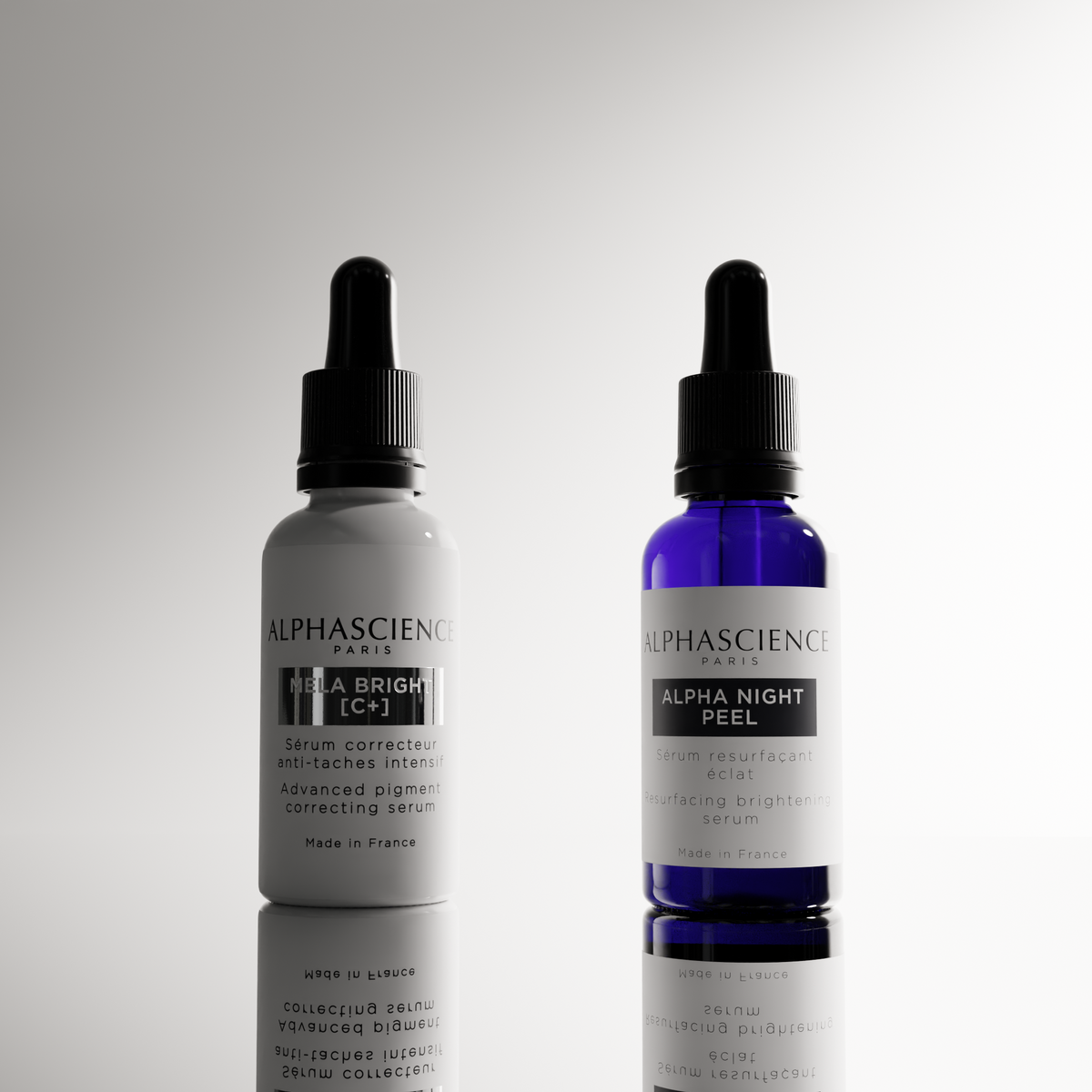DUO ALPHA NIGHT PEEL + MELA BRIGHT [C+] | ALPHASCIENCE
